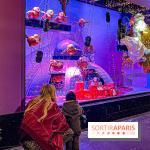 Les vitrines de Noël 2024 des Galeries Lafayette Haussmann avec Vianney et Kevin Germanier