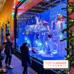 Les vitrines de Noël 2024 des Galeries Lafayette Haussmann avec Vianney et Kevin Germanier