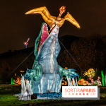 Jurassique en voir d'illumination, le parcours de lumières du jardin d'acclimatation 2024, les photos  -  A7C7034