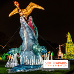 Jurassique en voir d'illumination, le parcours de lumières du jardin d'acclimatation 2024, les photos  -  A7C7038
