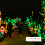 Jurassique en voir d'illumination, le parcours de lumières du jardin d'acclimatation 2024, les photos  -  A7C7048