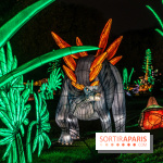 Jurassique en voir d'illumination, le parcours de lumières du jardin d'acclimatation 2024, les photos  -  A7C7065