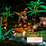Jurassique en voir d'illumination, le parcours de lumières du jardin d'acclimatation 2024, les photos  -  A7C7089
