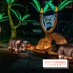 Jurassique en voir d'illumination, le parcours de lumières du jardin d'acclimatation 2024, les photos  -  A7C7092