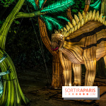 Jurassique en voir d'illumination, le parcours de lumières du jardin d'acclimatation 2024, les photos  -  A7C7095