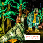 Jurassique en voir d'illumination, le parcours de lumières du jardin d'acclimatation 2024, les photos  -  A7C7106