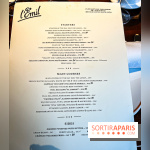 Brasserie Émil à Paris - carte - menu