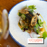 Fugue Restaurant - Sardines grillées au pavot bleu