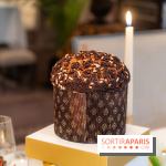 La bûche de Noël Triton du Shangri La Paris 2024 par Maxence Barbot et sa galette des rois 2025 - photos