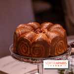 La bûche de Noël Triton du Shangri La Paris 2024 par Maxence Barbot et sa galette des rois 2025 - photos