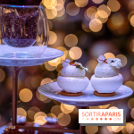 Le sublime tea time de Noël du Lutetia 2024 par Nicolas Guercio - les photos  -  Pavlova exotique à la coco, passion et mangue