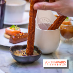 Le sublime tea time de Noël du Lutetia 2024 par Nicolas Guercio - les photos  -  Churros salés à la tomme fleurie