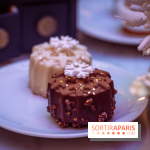 Le sublime tea time de Noël du Lutetia 2024 par Nicolas Guercio - les photos  -  cake marbré 