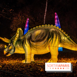 L'Odyssée Lumineuse 2024, le parcours de lumières au Parc Floral - les photos -  dinosaure