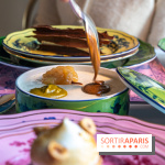 Café Ginori à Paris - tea time et apéritivo Place Vendôme - pan cotta à partager