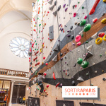 Climbing District Sèvres-Lecourbe, la salle d'escalade dans l'ancienne église Sainte-Rita dans le 15e