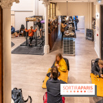 Climbing District Sèvres-Lecourbe, la salle d'escalade dans l'ancienne église Sainte-Rita dans le 15e -  A7C2055