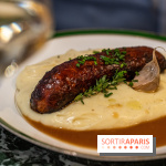 Le Bistro des Livres, le restaurant français pour les amoureux des bouquins -  saucisse purée 