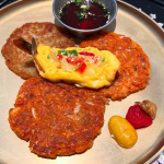 Sam Sun - Galettes de kimchi et crevettes