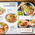 Ngoc Xuyen Saigon, le restaurant vietnamien du 13e aux bons pho et soupes de nouilles - menu 