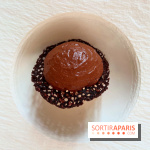 Le Pergolèse - Dessert chocolat, algues rouges poivrées