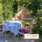 Terrasse de l'Hôtel Particulier, le jardin verdoyant au cœur de Montmartre - photo