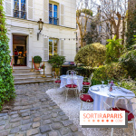 Terrasse de l'Hôtel Particulier, le jardin verdoyant au cœur de Montmartre - photo - A7C06387 HDR