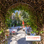 Terrasse de l'Hôtel Particulier, le jardin verdoyant au cœur de Montmartre - photo