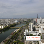 Ballon de Paris au parc André-Citroën : nos photos du vol à bord de l'aéronef -  visuel Paris - vue aérienne Paris - vue toit Paris