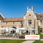 Les Chasses, le restaurant insolite avec une superbe terrasse à l'Abbaye des vaux de Cernay dans les Yvelines