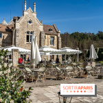 Les Chasses, le restaurant insolite avec une superbe terrasse à l'Abbaye des vaux de Cernay dans les Yvelines