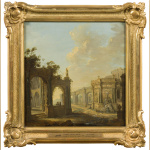 iinstitut suedois expo permanente - Jean Eric Rehn (1717 1793), Ruines. Huile sur bois. Photo Anna Danielsson   Nationalmuseum