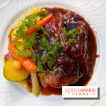 Patio terrasse La Réserve Paris - Agneau confit