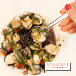 Maison Delano restaurant et terrasse cachée Paris 8e - Coquillages au riz vénéré