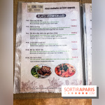 Dong Tam restaurant vietnamien Paris 13e -  carte - menu