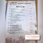 Dong Tam restaurant vietnamien Paris 13e -  carte - menu