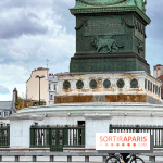 Paris Design Week 2025: une œuvre textile s'invite dans la Colonne de Juillet, place de la Bastille - IMG 7369 jpg