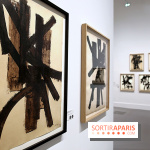 Pierre Soulages : nos photos de son exposition et de ses peintures sur papier à voir au Musée du Luxembourg 