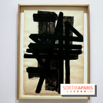 Pierre Soulages : nos photos de son exposition et de ses peintures sur papier à voir au Musée du Luxembourg
