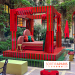 Plaza Athénée : une installation design XXL gratuite signée Uchronia exposée dans la cour du palace - IMG 1126 jpg 2