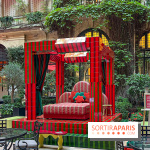 Plaza Athénée : une installation design XXL gratuite signée Uchronia exposée dans la cour du palace - IMG 1150 jpg 2