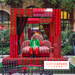 Plaza Athénée : une installation design XXL gratuite signée Uchronia exposée dans la cour du palace - 2