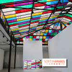 Daniel Buren et Miles Greenberg, nos photos de l'expo au Reiffers Art Inititiatives à Paris