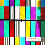 Daniel Buren et Miles Greenberg, nos photos de l'expo au Reiffers Art Inititiatives à Paris 