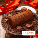 Bûche de Noël et créations de fête de Chapon 2025 - A7C07442