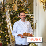 La Bûche de Noël 2025 de l'Hôtel de Crillon par Matthieu Carlin : le palace ... à croquer !