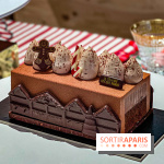 Bûches de Noël 2025 de La Grande Epicerie de Paris : trois gâteaux dans l'esprit des marchés de Noël