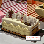 Bûches de Noël 2025 de La Grande Epicerie de Paris : trois gâteaux dans l'esprit des marchés de Noël