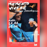 Exposition Memento Vivere à l’Aiguillage - Frigos de Paris - Cordelia Beaudequin - AFFICHE MEMENTO VIVERE CORDELIA BEAUDEQUIN