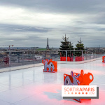 Noël 2025 aux Galeries Lafayette Haussmann : une patinoire éphémère sur les toits de Paris